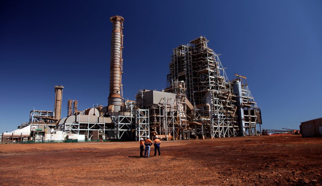 Boodarie Iron Hot Briquetted Iron HBI plant demolition site