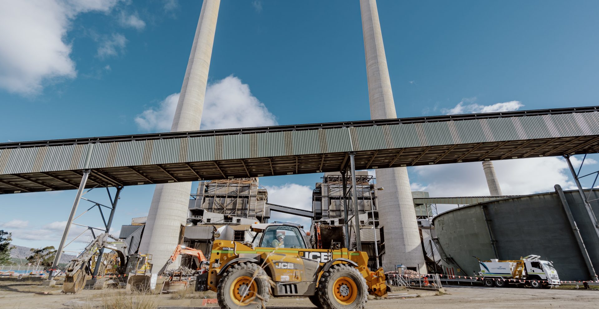 Wallerawang Power Station demolition site