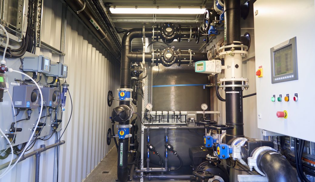Ground and waste water treatment facility
